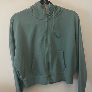 All in motion cropped zip up hoodie